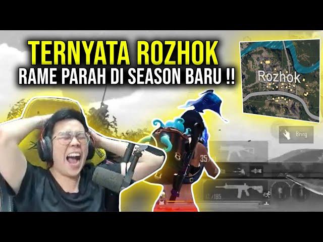 TERNYATA ROZHOK MASIH SE RAME INI DI SEASON BARU !! GAMEPLAY + AIM NYA NGERI !! - PUBG MOBILE