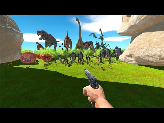 7 Days Survival in Cave - Animal Revolt Battle Simulator