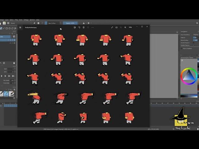 Krita Tips: Spritesheet Exporter