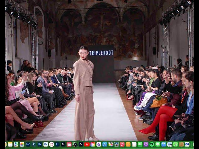 TRIPLEROOT Fashion Show at Milano Fashion Week FW 2024-2025