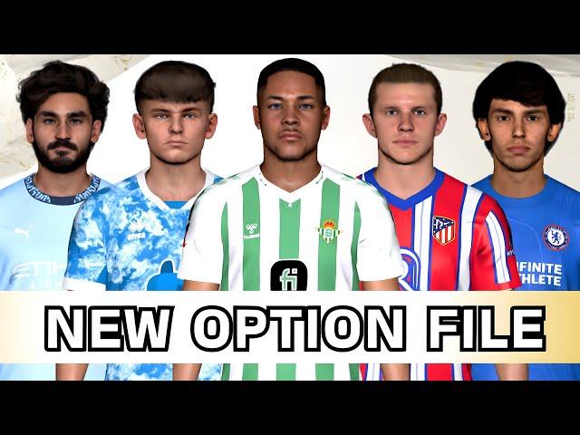 PES 2017 | New Option File 2024 For T99-Patch V16.1 - Summer Transfers (August 2024)