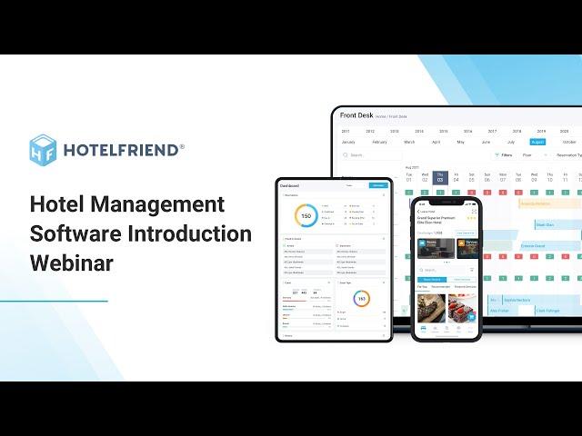 HotelFriend Hotel Management Software Introduction Webinar