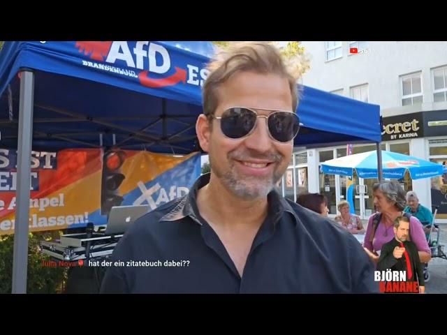 Heiße Diskussion am AfD Infostand!