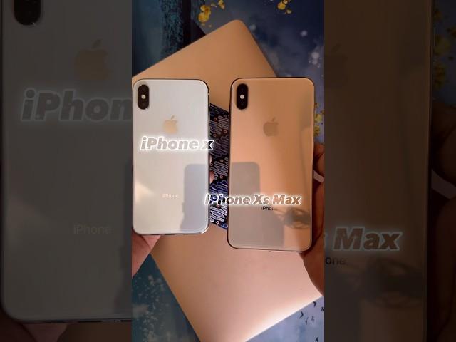 Boot test iPhone X vs Xs Max