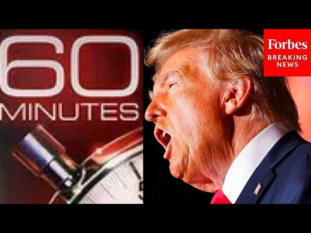 'I Will Sue Them!': Trump Lambasts CBS Over Kamala Harris '60 Minutes' Interview