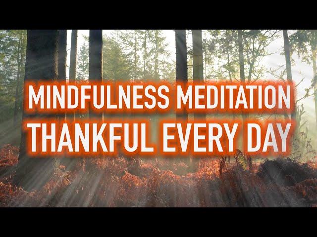 Guided Mindfulness Meditation - Thankful Every Day