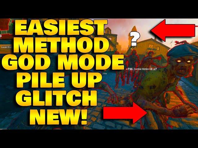 BO6 ZOMBIE GLITCH: NEW EASIEST GOD MODE GLITCH METHOD! DO THIS ASAP!! XP/CAMO/GOBBLEGUM GLITCH!