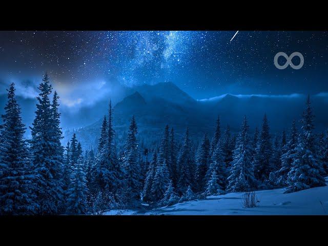 12 Hours of Relaxing Piano Music for Sleeping - Sleep Music, Winter Photos, Stress Relief (Sara)