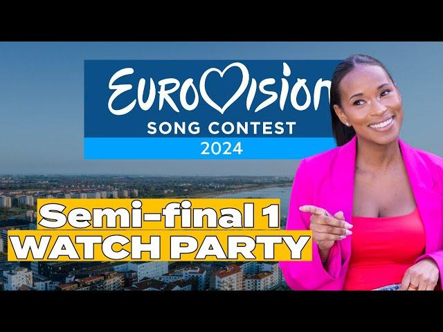 #Eurovision2024 WATCH SEMI-FINAL 1 WITH ME! [LIVE]