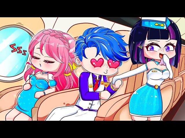 Anna Is Pregnant Sad Story! Steal Husband On Plane | Gacha Life x Gacha Club | Rainbow Z Multiverse