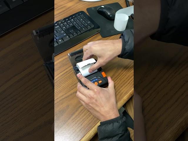 OSSI printer - width issue, unable to fit/feed receipt paper properly