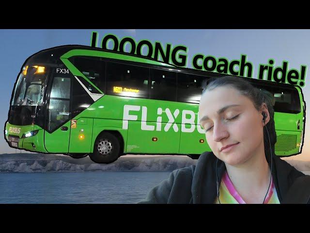 Overnight FlixBus Journey from Paris to Manchester!