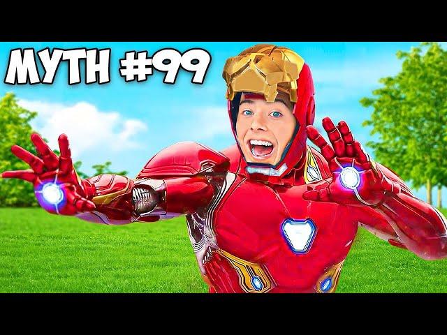 BUSTING 100 SUPERHERO MYTHS IN 24 HOURS!!