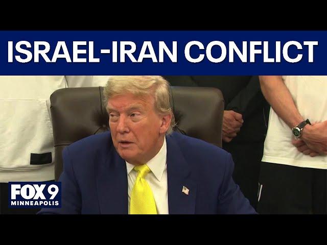 President Trump weighing U.S. involvement in Israel-Iran conflict