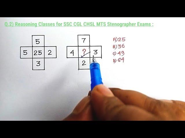 रीज़निंग /Reasoning for RRB NTPC SSC CGL CHSL MTS PSC  Exams | Reasoning Tricks| Reasoning Classes |