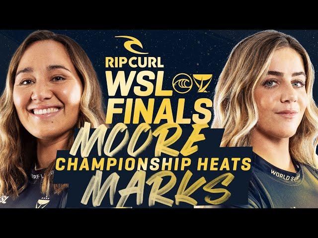 Carissa Moore vs Caroline Marks | Rip Curl WSL Finals 2023 - Championship Heat Replay