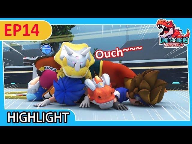 [DinoTrainers S4 Highlight] EP14 Back to The Future!| Dinosaurs for Kids | Cartoon | Toys | T Rex