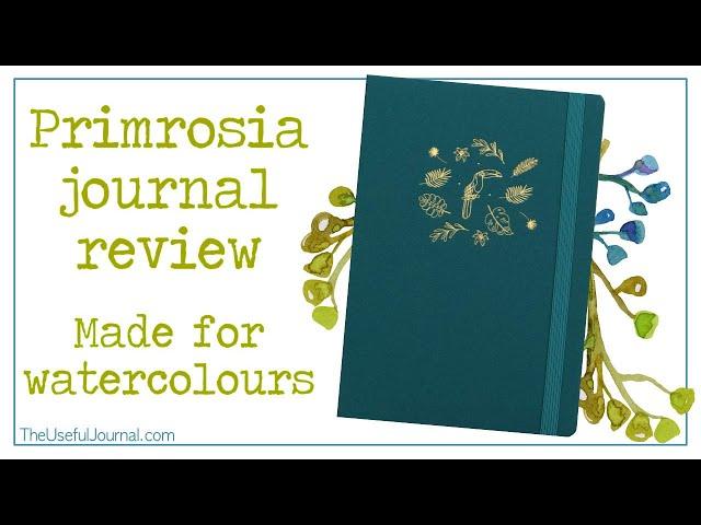 Primrosia watercolour dot grid journal 160gsm notebook review