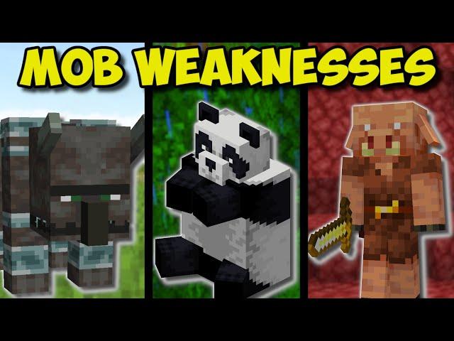 Every Minecraft Mob's Weakness