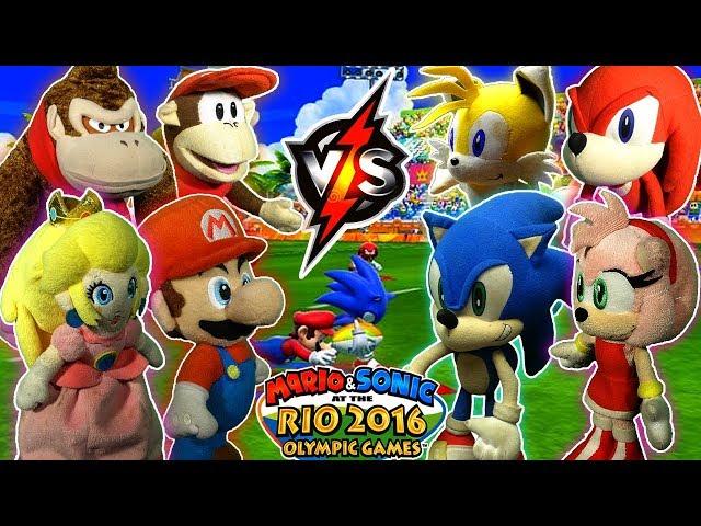 ABM: Mario Gangs Vs Sonic Gangs !! Duel Rugby Sevens !! FOOTBALL!! Gameplay Match !! HD