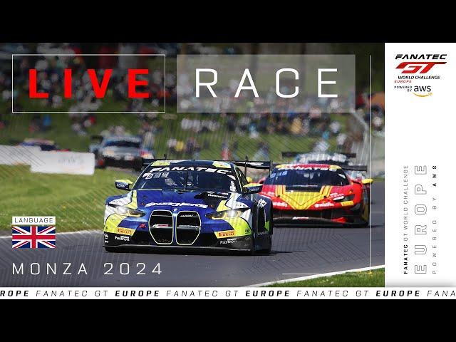 LIVE | Race | Monza | Fanatec GT Europe 2024 (English)