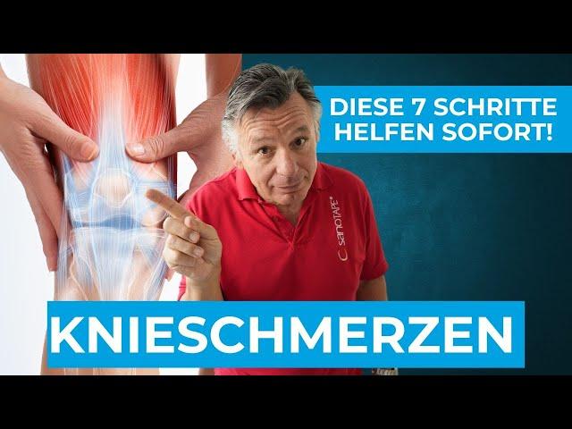 Knieschmerzen selbst beheben - Diese 7 Schritte helfen sofort!