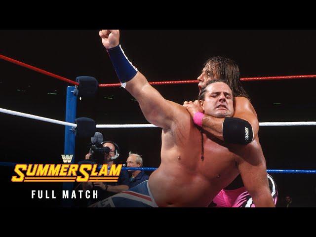 FULL MATCH: Bret Hart vs. British Bulldog — Intercontinental Title Match: SummerSlam 1992