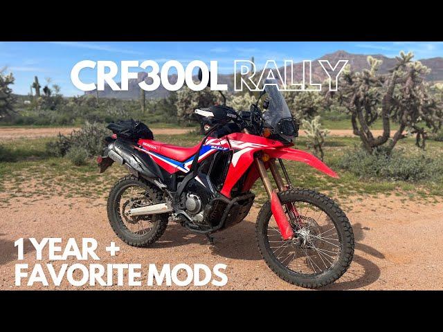 CRF300L Rally | 1 Year Review + My Favorite Mods