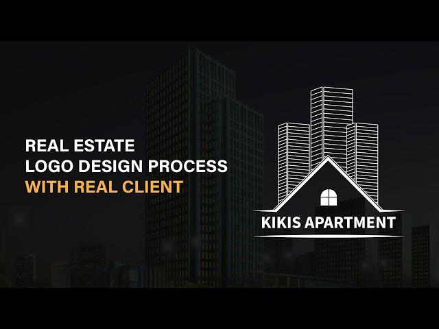 Real Estate Logo Design Process with Real Client | Adobe Illustrator Tutorial