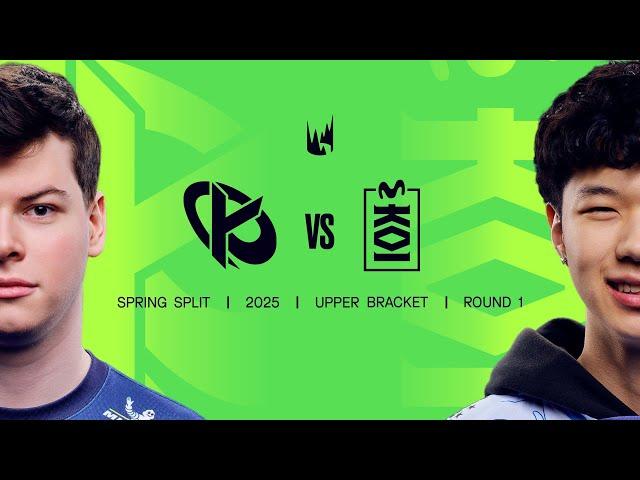 KC vs MKOI  | 2025 LEC Spring Playoffs | Upper Round 1 | Game 1