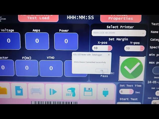 Spectral systems EOL tester for LED Luminaries and Drivers