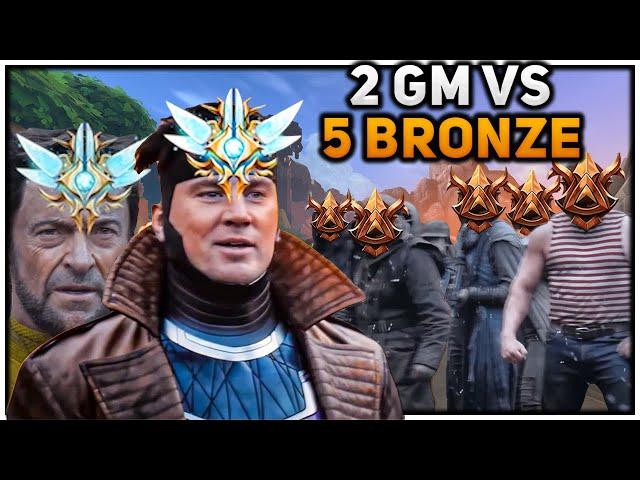 Can 2 Grandmasters Win Vs 5 Bronze Players in Conquest?