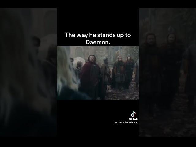 The way he stands up to Daemon #houseofthedragon