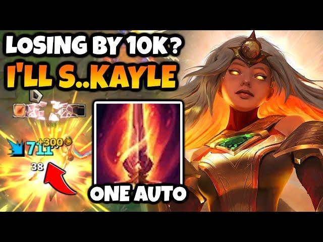 10k Behind, all 3 Inhibs Down. But I'm Kayle, and I will scale.