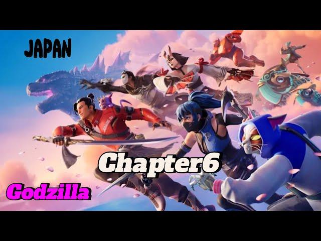 New Season سكینی گۆدزێلا هات ماپی ساموڕای | Godzilla New Map Japan Chapter 6 #Fortnite #chapter6