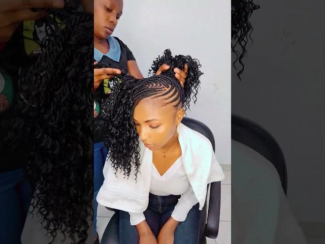 Conrows at GEE CURLY SALON #foryou #hairbraids #braidhairstyles #braidhair #choppyhair