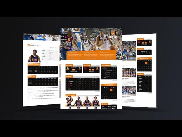 Courtside - SportsPress WordPress Theme for Basketball & Other Sports Teams