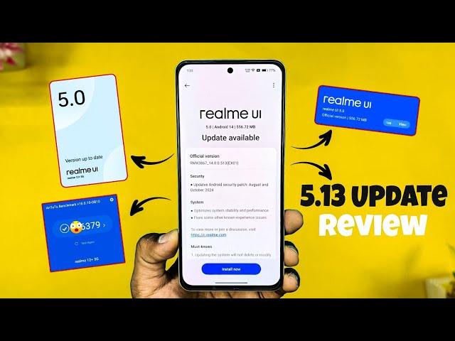 Realme 12+ 5G New 14.0.0.513 Update Is Here ! Last RM Ui 5.0 Update ? New Changes.