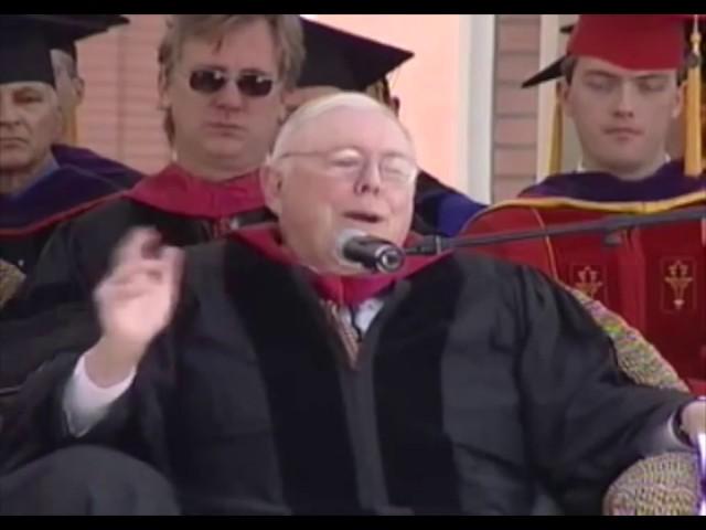 Charlie Munger Commencement Address - USC