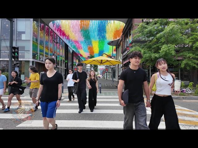 Exploring the Modern Retail Oasis of Triple Street at Incheon | KOREA WALKING TOUR (4K)