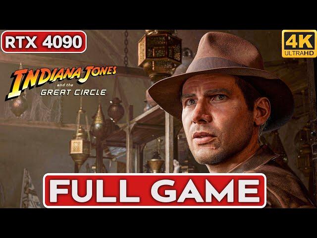 INDIANA JONES AND THE GREAT CIRCLE Gameplay Walkthrough FULL GAME [4K 60FPS PC] - No Commentary