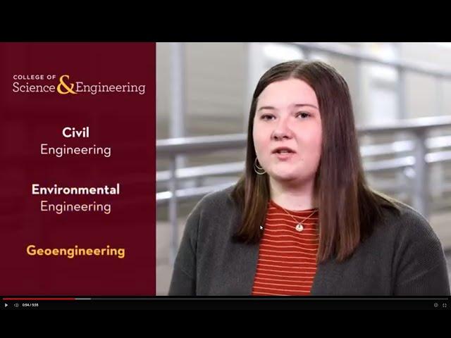 Study engineering at UMN: Explore Civil, Environmental, and Geo- Engineering