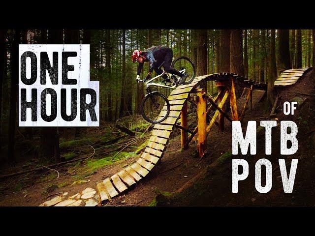 ONE HOUR of Mountain Biking POV (GoPro) Footage