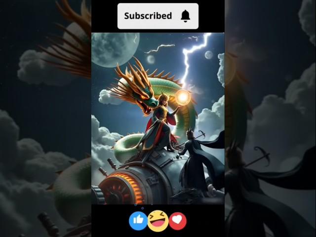 Dragon Showdown  Epic Battle in the Sky! #shorts #ai #fantasy