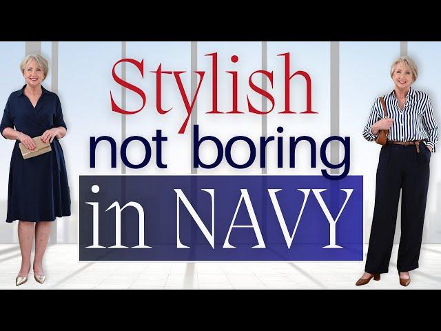 How to Wear Navy this Fall + Look Stylish Not Boring