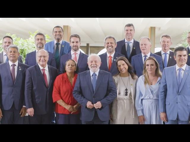 Lula com governadores e governadoras