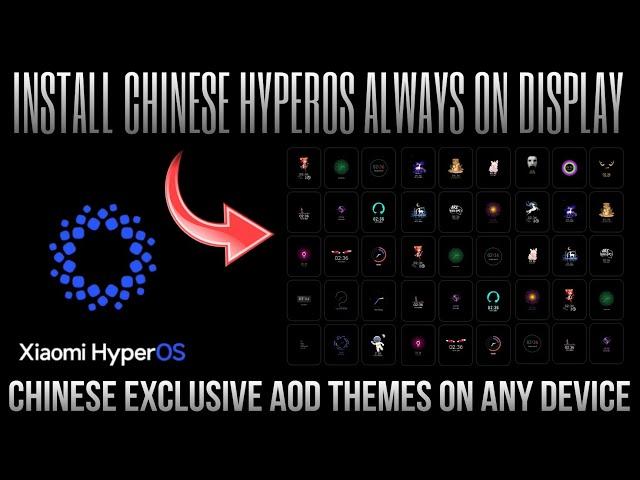 Enable Chinese HyperOS Always On Display Themes On Any HyperOS Device  | Techtitive