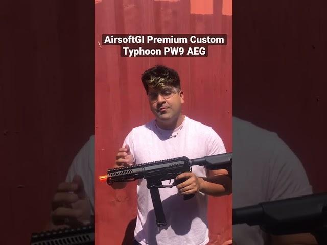 ASGI Premium Custom Typhoon PW9 AEG #airsoft #airsoftgi #short #shorts #custom #premium #speedqb