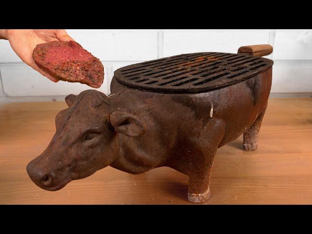 Restoring Japanese Hibatchi Grill - Cast Iron Restoration