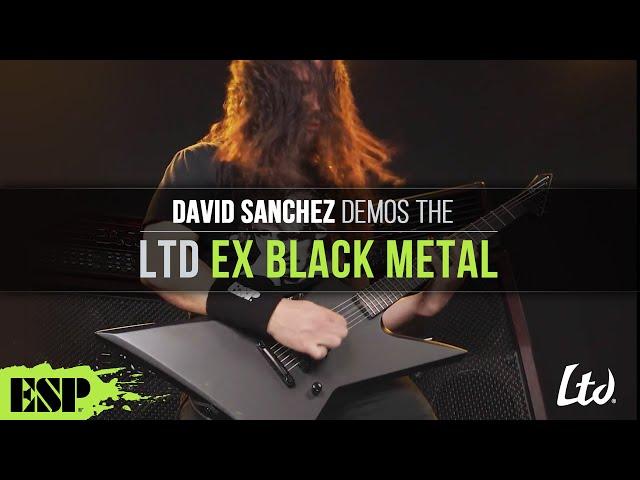 David Sanchez From Havok On The LTD EX Black Metal | Havok | ESP Guitars